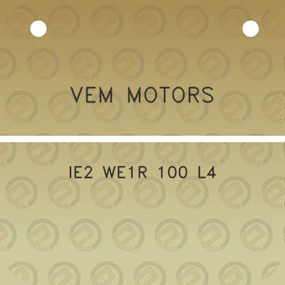 vem-motors-ie2-we1r-100-l4