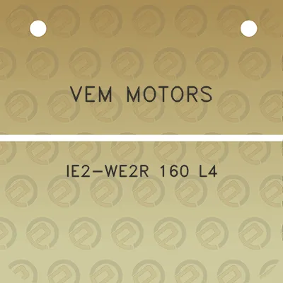 vem-motors-ie2-we2r-160-l4