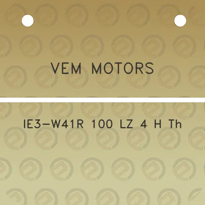 vem-motors-ie3-w41r-100-lz-4-h-th