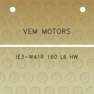 vem-motors-ie3-w41r-160-l6-hw