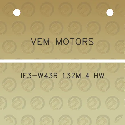 vem-motors-ie3-w43r-132m-4-hw