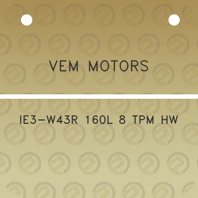 vem-motors-ie3-w43r-160l-8-tpm-hw