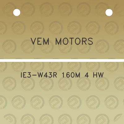 vem-motors-ie3-w43r-160m-4-hw