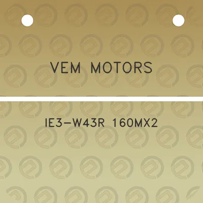 vem-motors-ie3-w43r-160mx2