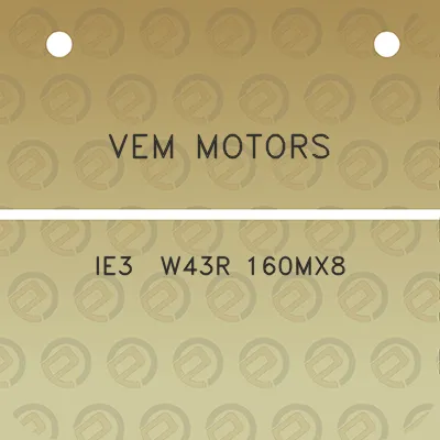 vem-motors-ie3-w43r-160mx8