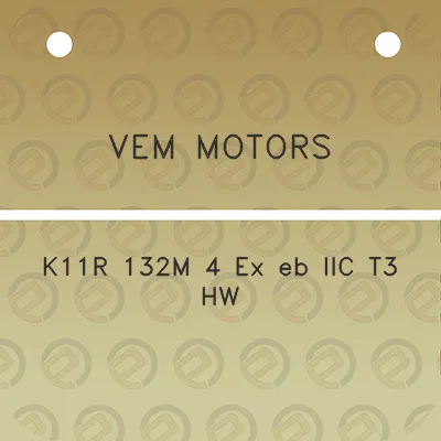 vem-motors-k11r-132m-4-ex-eb-iic-t3-hw