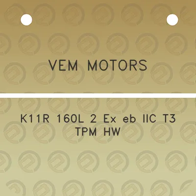 vem-motors-k11r-160l-2-ex-eb-iic-t3-tpm-hw