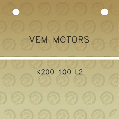 vem-motors-k200-100-l2