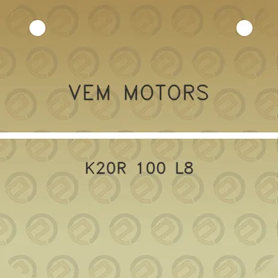 vem-motors-k20r-100-l8