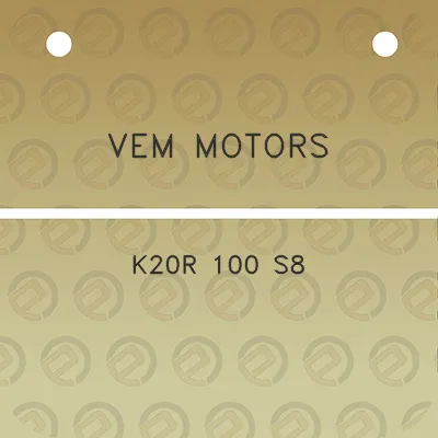 vem-motors-k20r-100-s8