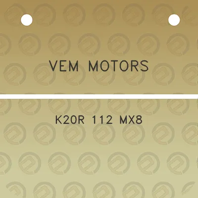 vem-motors-k20r-112-mx8