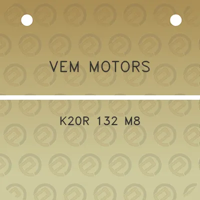 vem-motors-k20r-132-m8