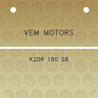 vem-motors-k20r-180-s8