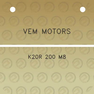 vem-motors-k20r-200-m8