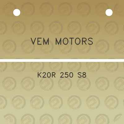 vem-motors-k20r-250-s8