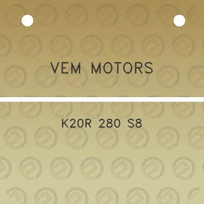 vem-motors-k20r-280-s8