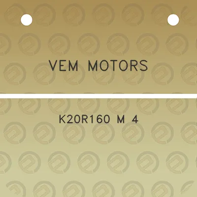 vem-motors-k20r160-m-4