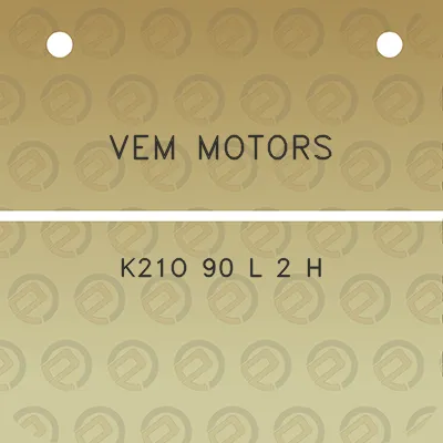 vem-motors-k21o-90-l-2-h