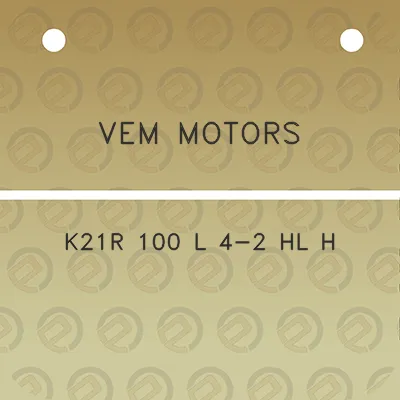 vem-motors-k21r-100-l-4-2-hl-h