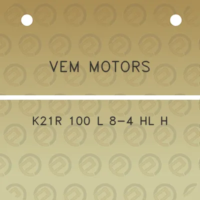 vem-motors-k21r-100-l-8-4-hl-h