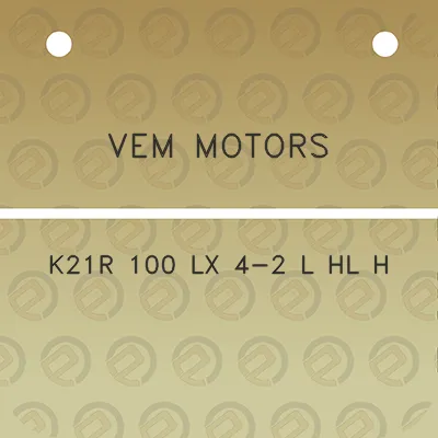 vem-motors-k21r-100-lx-4-2-l-hl-h