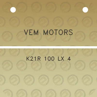 vem-motors-k21r-100-lx-4