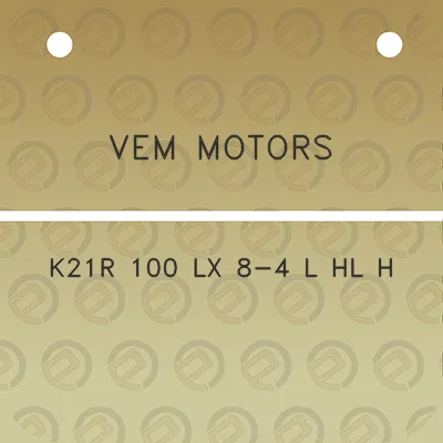 vem-motors-k21r-100-lx-8-4-l-hl-h