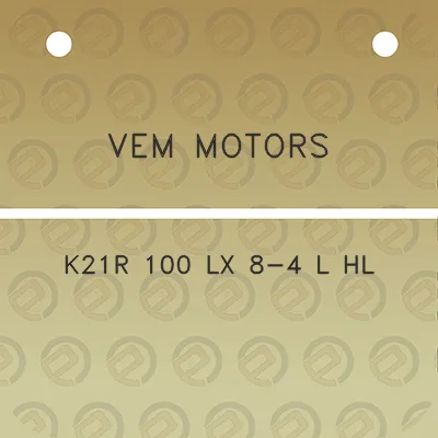 vem-motors-k21r-100-lx-8-4-l-hl