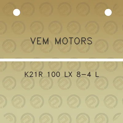 vem-motors-k21r-100-lx-8-4-l