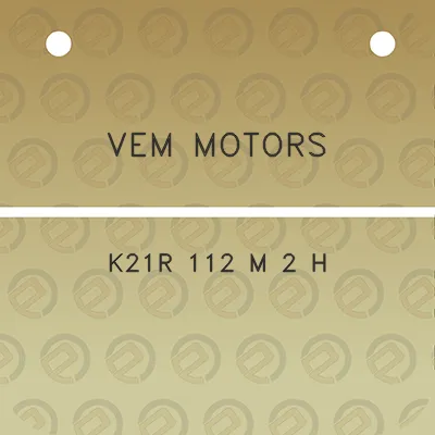 vem-motors-k21r-112-m-2-h