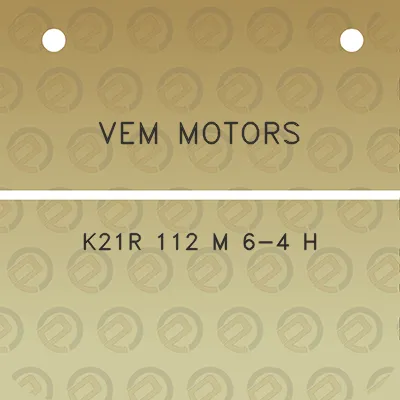 vem-motors-k21r-112-m-6-4-h