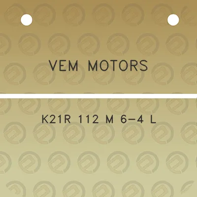 vem-motors-k21r-112-m-6-4-l