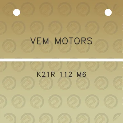 vem-motors-k21r-112-m6