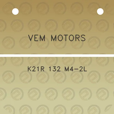 vem-motors-k21r-132-m4-2l