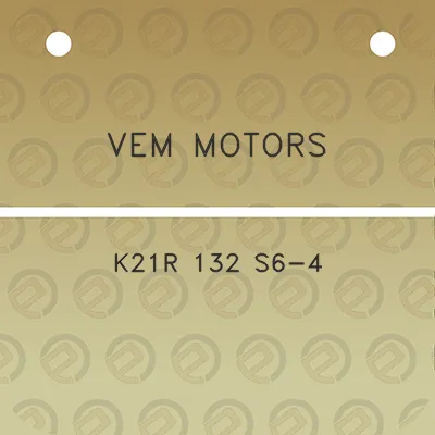 vem-motors-k21r-132-s6-4