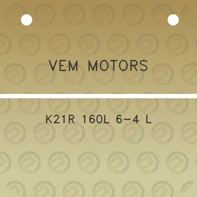 vem-motors-k21r-160l-6-4-l