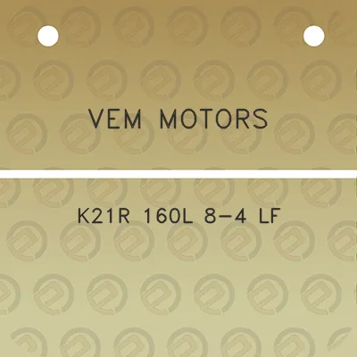 vem-motors-k21r-160l-8-4-lf