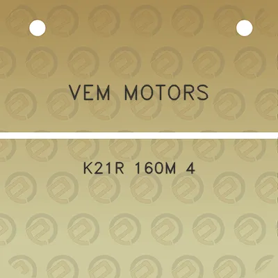 vem-motors-k21r-160m-4