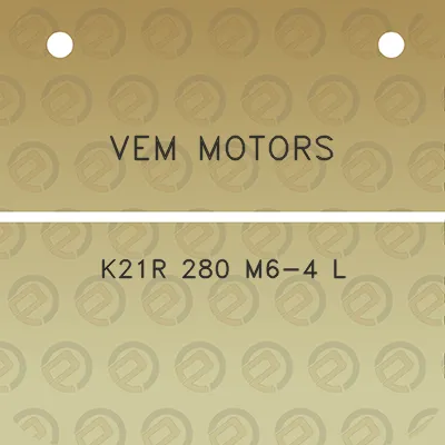 vem-motors-k21r-280-m6-4-l