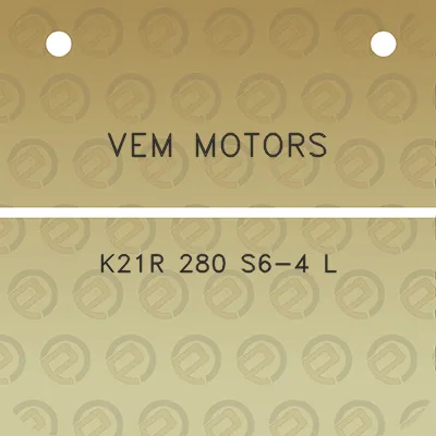 vem-motors-k21r-280-s6-4-l