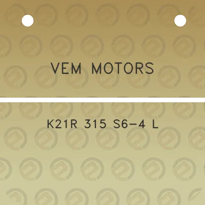 vem-motors-k21r-315-s6-4-l