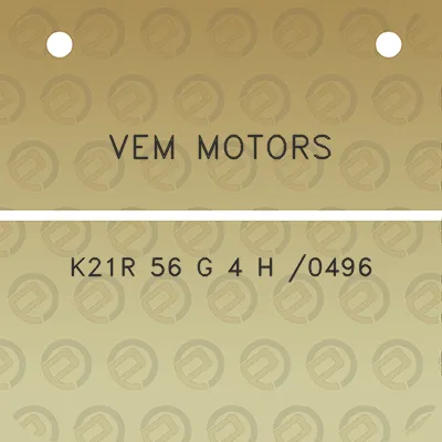 vem-motors-k21r-56-g-4-h-0496