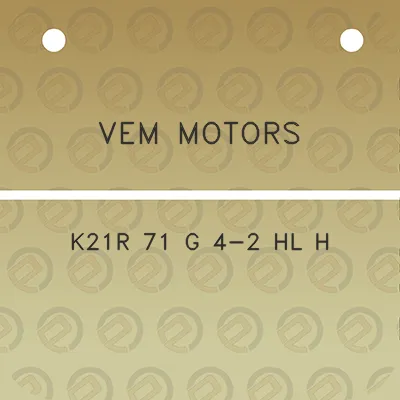 vem-motors-k21r-71-g-4-2-hl-h