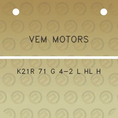 vem-motors-k21r-71-g-4-2-l-hl-h