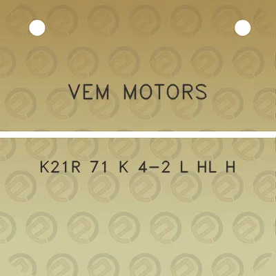 vem-motors-k21r-71-k-4-2-l-hl-h