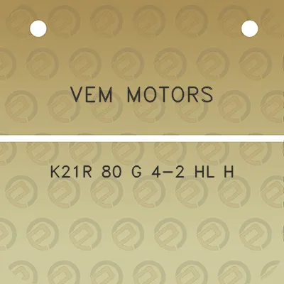 vem-motors-k21r-80-g-4-2-hl-h