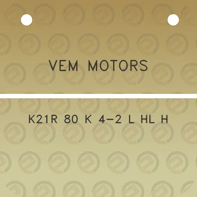 vem-motors-k21r-80-k-4-2-l-hl-h