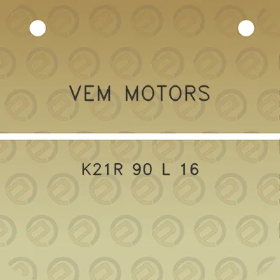 vem-motors-k21r-90-l-16