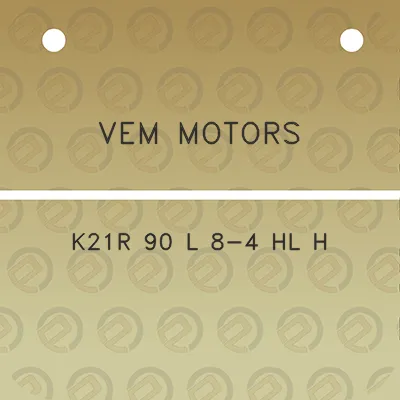 vem-motors-k21r-90-l-8-4-hl-h