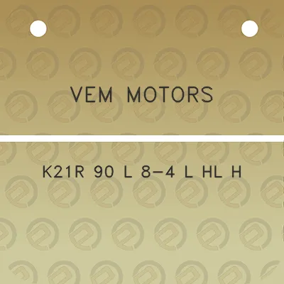 vem-motors-k21r-90-l-8-4-l-hl-h